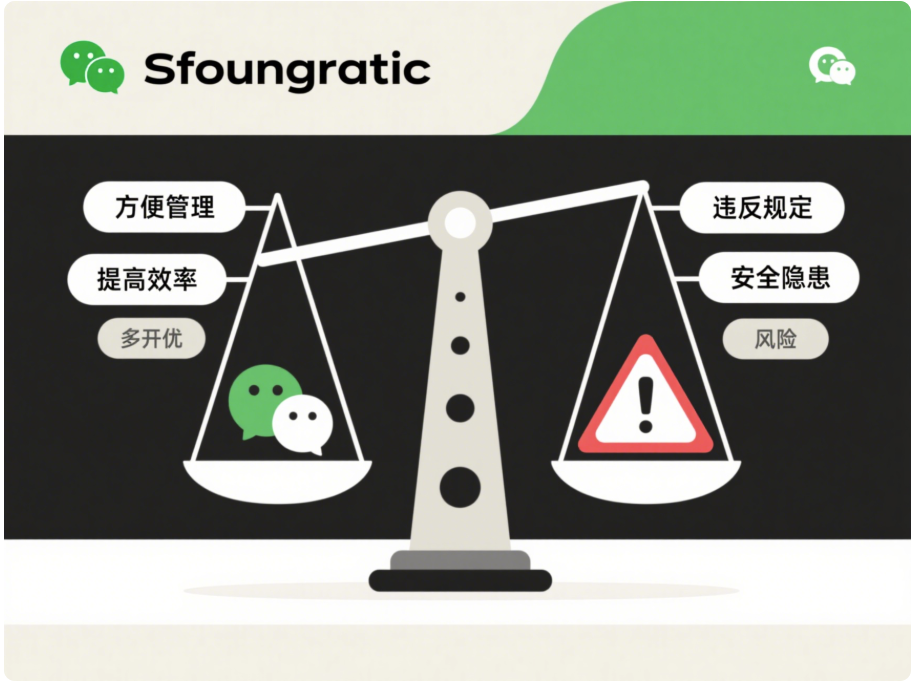利用特定软件实现微信多开，真的靠谱吗？