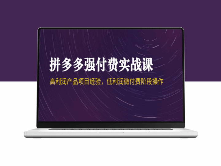 拼多多强付费实战课-44期：揭秘高利润产品操作与低利润微付费阶段策略-资源网站