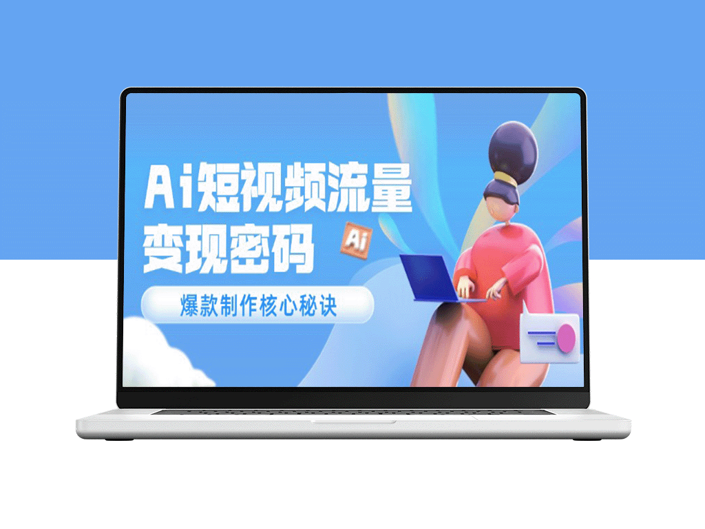 AI短视频流量破局术：120万案例揭秘爆款制作核心秘诀-资源网站