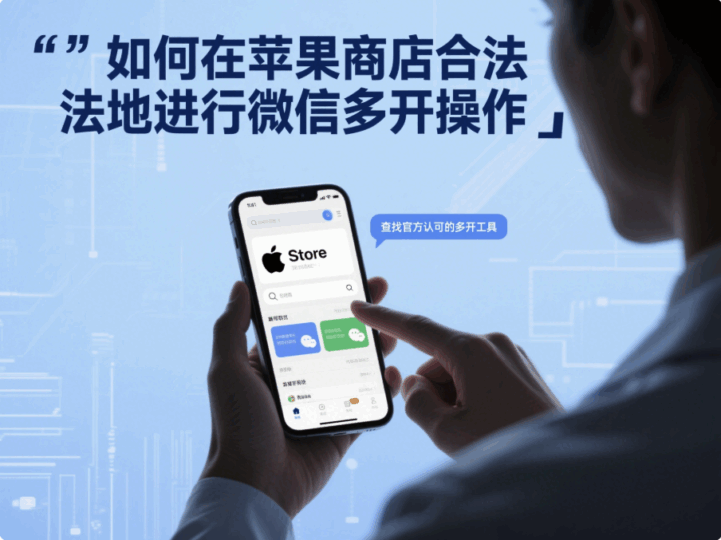 如何在苹果商店合法地进行微信多开操作-资源网站