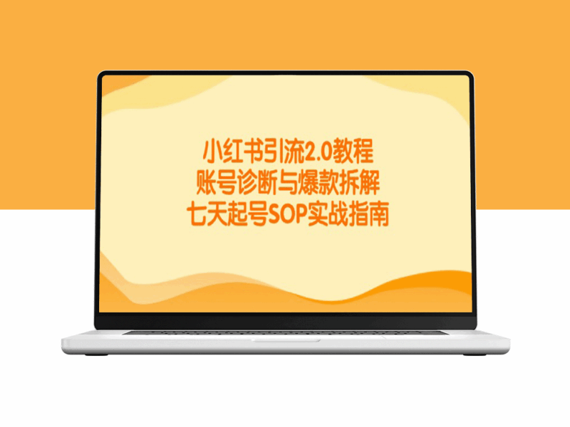 小红书引流2.0实战指南：账号优化与爆款内容拆解_七天快速起号全流程-资源网站