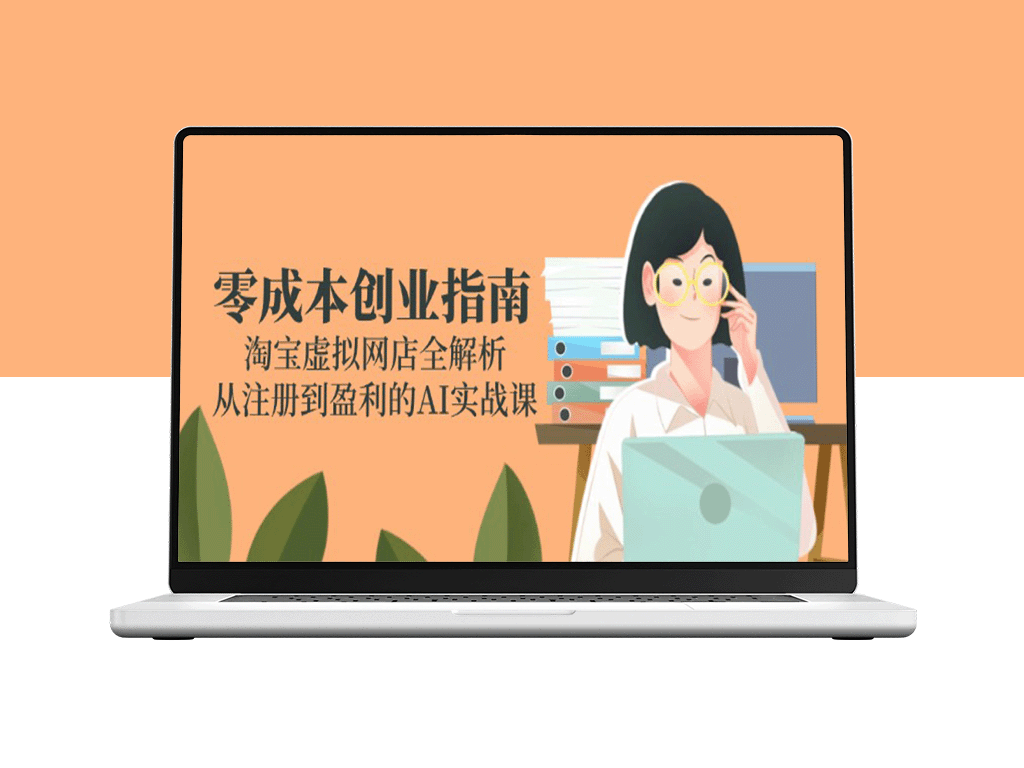 零成本创业速成法：淘宝虚拟网店全流程解析_从注册到盈利的AI实战技巧