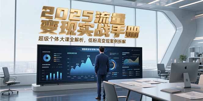 2025流量变现终极指南：超级个体全攻略与低粉高效变现案例-资源网站