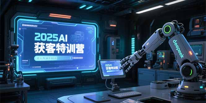 2025AI获客特训营：深度实操教学_AI图文视频全流程制作_掌握DeepSeek工具提升营销效果-资源网站
