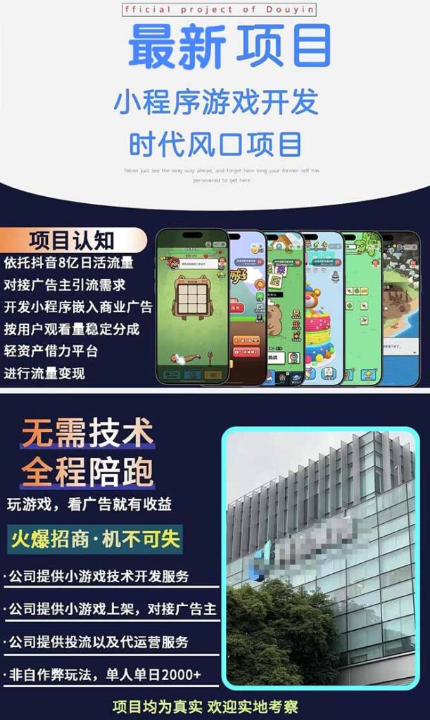 图片[2]-2025年最火抖音小程序游戏开发项目_AI时代风口_单个游戏日赚1800+