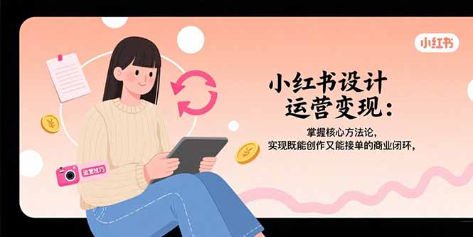 小红书设计运营变现全攻略：掌握核心方法论_实现创作与接单的双赢商业闭环-资源网站