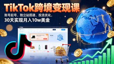 TikTok变现全攻略：从0到1-打造你的跨境电商帝国-资源网站