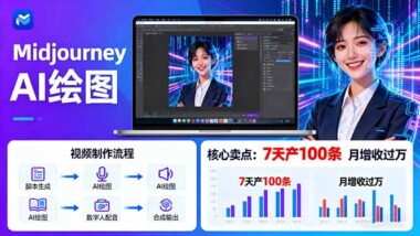9节课掌握AI黑科技：制作数字人开口说话视频-资源网站