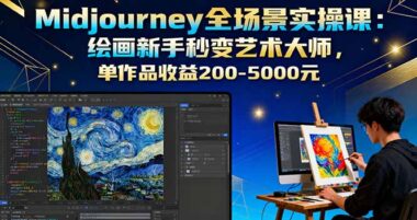 Midjourney教程大揭秘：从入门到精通的AI绘画之旅-资源网站