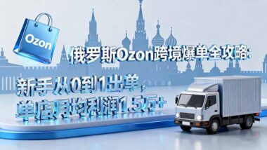 3个月回本_Ozon俄罗斯电商实战课_单店月赚1.5万+-资源网站
