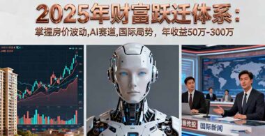 2025财富跃迁秘籍：房产、AI、国际局势全攻略-资源网站