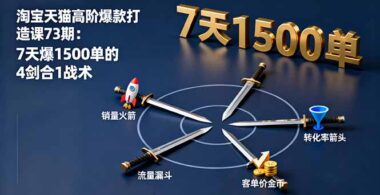 单品利润飙升50%-淘宝天猫运营全攻略