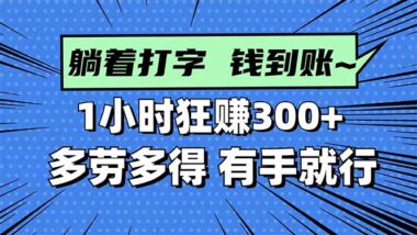 24小时在线赚钱-聊天话术助你轻松日入过千-资源网站