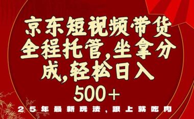 无需剪辑选品-京东短视频带货带你轻松日入 500+