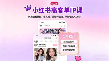 从0到高客单：小红书咨询师IP打造全攻略-资源网站