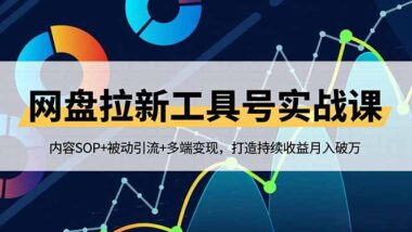 网盘拉新工具号：小白也能上手的副业-流量变现超简单-资源网站