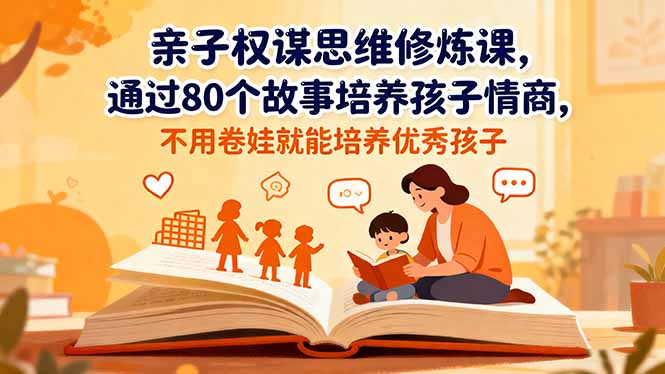 图片[1]-亲子权谋课：8大模块-80个故事-开启智慧人生