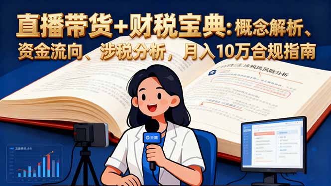 图片[1]-直播带货+财税全攻略：从0到1掌握行业核心-轻松盈利