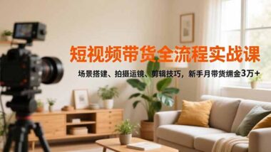 短视频带货全攻略：从0到1打造高转化爆款-资源网站