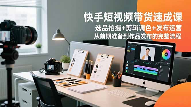 图片[1]-解锁快手短视频带货新技能-这门速成课别错过