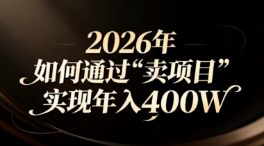 揭秘网创圈食物链：做项目VS卖项目-谁才是真正的赢家？