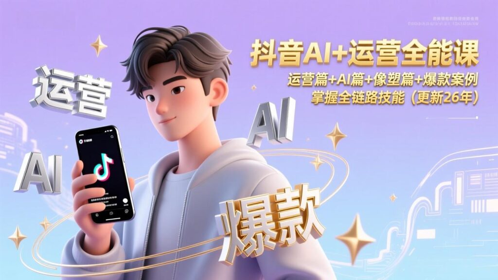 图片[1]-从零到爆款：AI助力抖音账号全面升级-资源网站