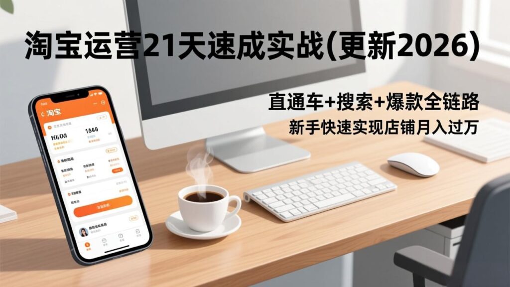 图片[1]-淘系运营高手之路-21天实战课程-助你突破瓶颈