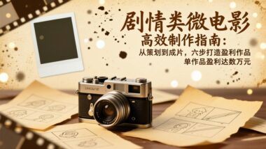 商业实战进阶：深度剖析低成本微电影制作-身临其境学创作
