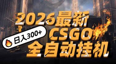 CSGO玩家必看-全新全自动捡漏玩法-手机操作稳赚钱-资源网站
