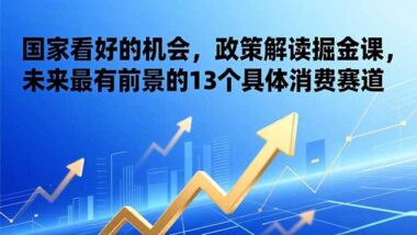 未来消费新风口：13个赛道开启财富新征程-资源网站