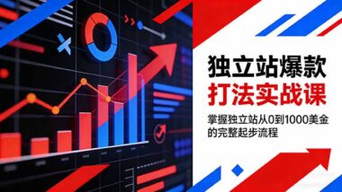 独立站爆款打造秘籍：0基础到日赚1000美金的实战全攻略-资源网站