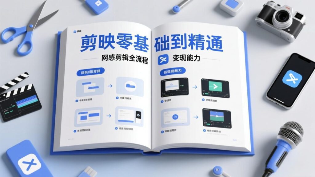 图片[1]-从新手到剪辑高手：剪映实战课-解锁网感视频制作秘籍