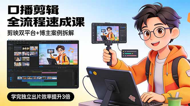 图片[1]-口播剪辑大师课-掌握核心技巧-轻松打造高质量个人IP