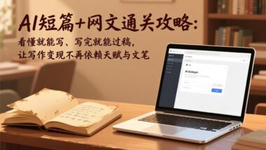 AI网文速成秘籍：零基础也能写出爆款-轻松实现写作变现