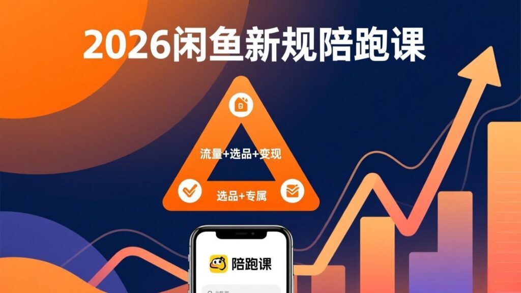 图片[1]-2026闲鱼高阶陪跑课重磅来袭-揭秘新规玩法+爆款选品+流量引爆-轻松搭建月入过万盈利体系
