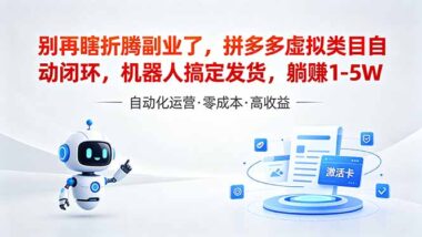 拼多多虚拟类目矩阵运营全揭秘：普通人日入1000+的长久稳定玩法-建议收藏-资源网站