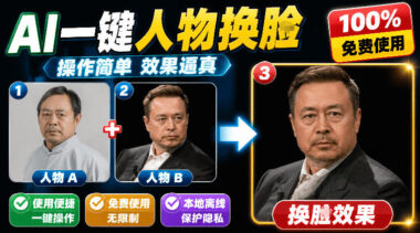 纯离线AI换脸神器_一键替换人物脸部_支持图片/视频_效果逼真零门槛_本地运行更安全-资源网站