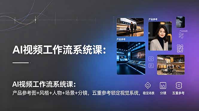 图片[1]-AI视频总翻车-掌握这5层参考锁流法-零基础也能批量产出电影级大片