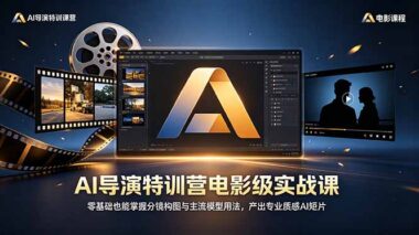 零基础必看-AI导演特训营电影级实战课-手把手教你分镜构图+主流模型-7天做出专业质感AI短片
