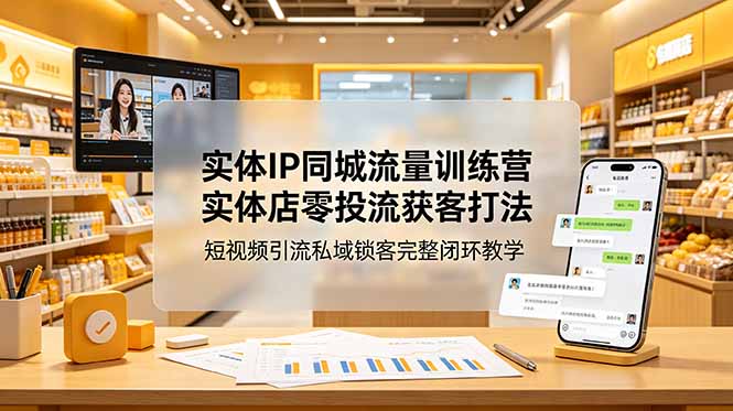 图片[1]-实体店同城引流怎么做？零投流获客+短视频引流私域锁客全流程拆解